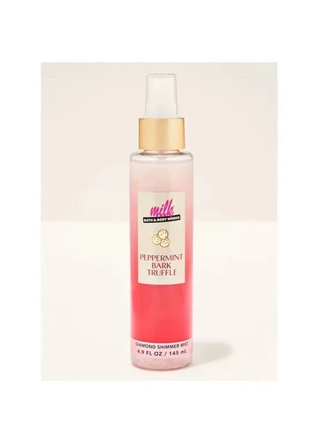 Парфумований спрей для тіла Peppermint Bark Truffle Diamond Shimmer Mist. Bath & Body Works (386389169)