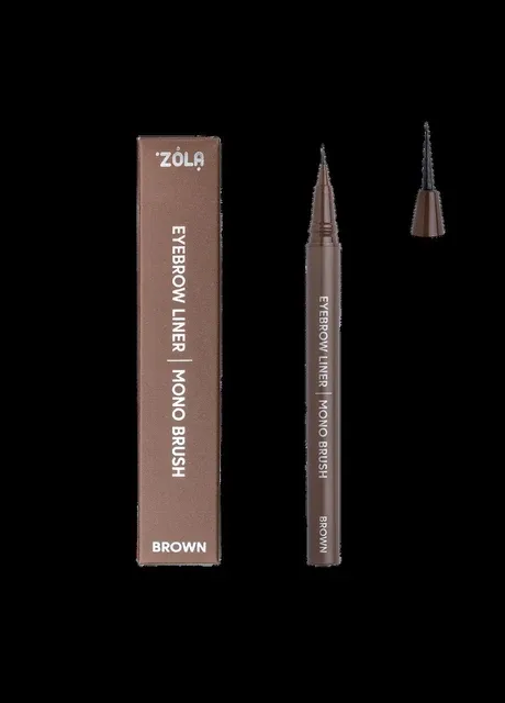 Лайнер для брів з моно-пензлем Brown ZOLA (340466505)