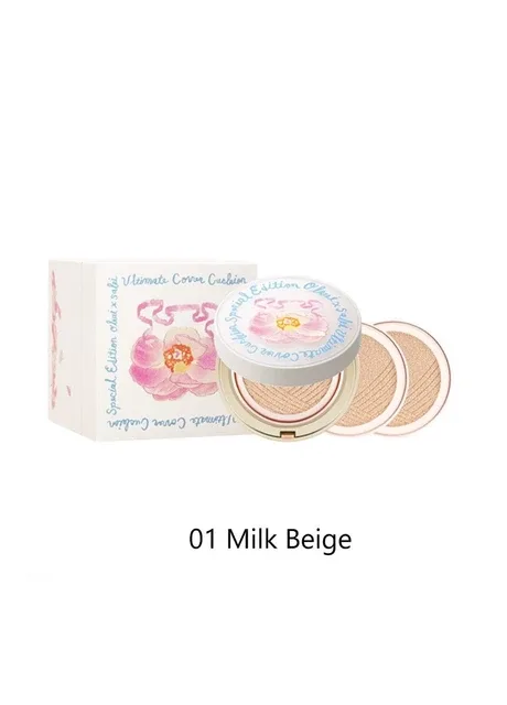 Тональний кушон для обличчя Ultimate cover lifting cushion Flower Edition 01 Milk Beige O HUI (299002733)