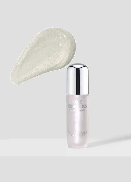 Блиск для губ "Pink ice" Supple Kiss Lip Glaze Cosmic 2.0 Summer Makeup Collection Kylie Cosmetics (337512699)