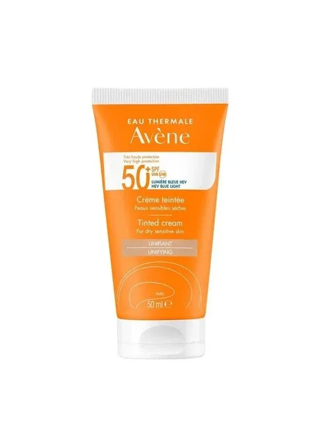 Авен Крем сонцезахисний тональний SPF 50+ для сухої чутливої шкіри Tinted Cream for dry sensitive Avene (385954703)