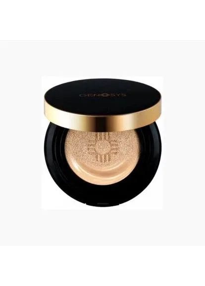 Зволожуючий BB-кушон з тонуючим ефектом із запасним блоком SKIN CARING BLEMISH BALM CUSHION тон 02 BEIGE Genosys (387656327)