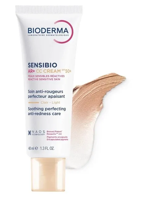 Тональний крем від куперозу Bioderma Sensibio AR+ СС Creme SPF50 40 мл