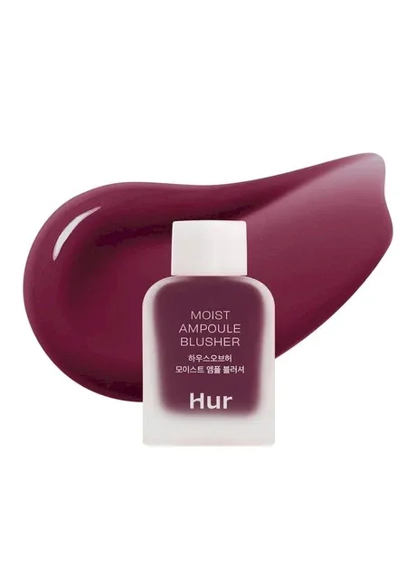 Рідкі рум'яна для обличчя Moist Ampoule Blusher #08 Berry Purple ягідно-сливовий відтінок 10 мл House of HUR (355343841)