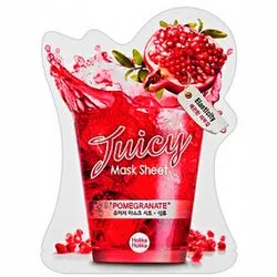 Тканинна маска "Джусі Маск" з екстрактом граната Holika Holika Pomegranate Juicy Mask Sheet