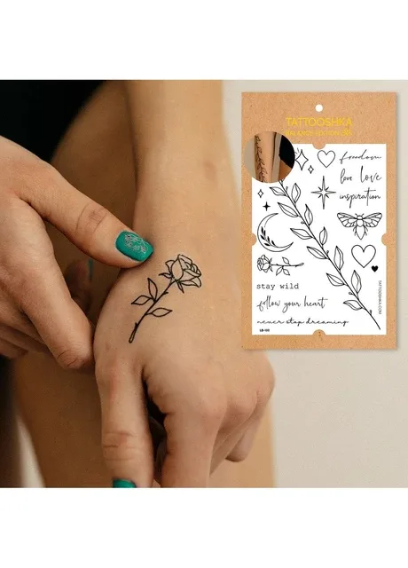 Тату -cет FREEDOM LOVE Tattooshka (303140655)