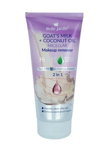 Міцелярний засіб для зняття макіяжу Goat's Milk + Coconut Oil, 200 мл Belle Jardin Home Spa (304751439)