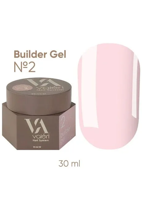 Гель для нарощування Builder Gel Nude 2, 30 мл Valeri (401496891)