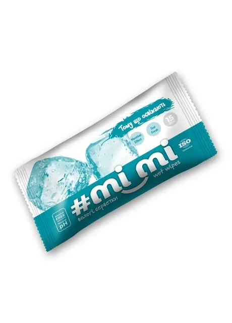 Вологі серветки 15 шт (4820237500267) shop (4820237500267) Mimi