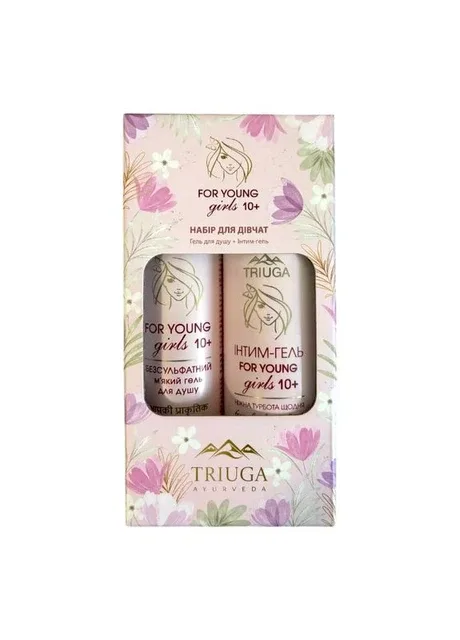 Набір Ayurveda For Young Girls Гель для душу, інтим гель Triuga (374182992)