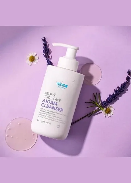 Гель для інтимної гігієни Атомі. 200 мл. Aidam Cleanser. Корея. Atomy (308249139)