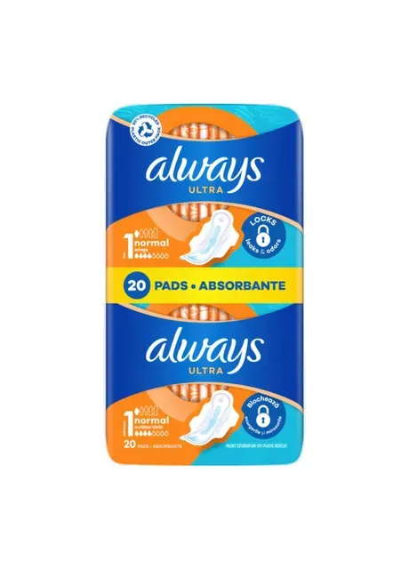 Прокладки Ultra Normal 1 Absorbante (4 крапельки) 20шт. Always (376045412)