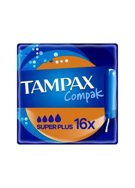 Тампони 16шт з аплікатором Compak Super Plus Duo ТМ Tampax (311956665)