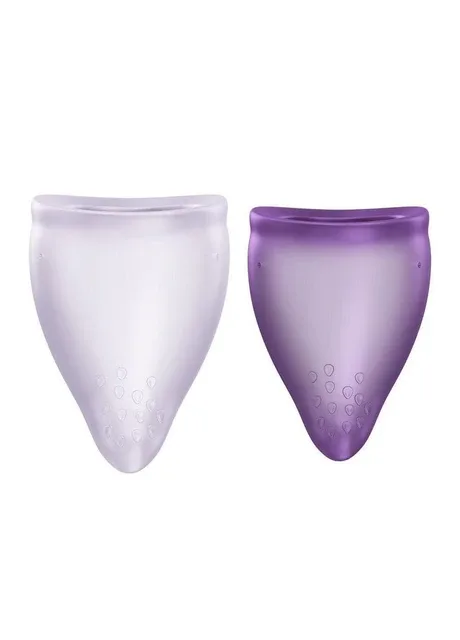 Набір менструальних чаш FUN CUP EXPLORE KIT, 2 шт, Multicolored Violet, об’єми 20 та 30 мл Fun Factory