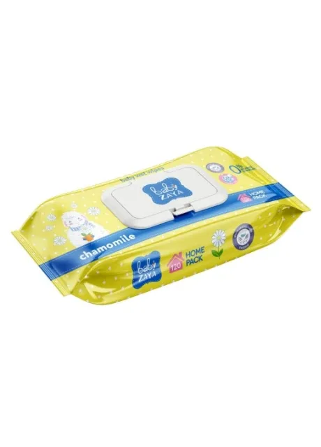 Серветки вологі дитячі Ромашка 120 шт BABY ZAYA (294091377)