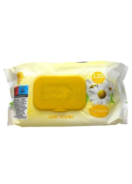 Серветки вологі Camomile 120 шт. Sleepy (405124117)