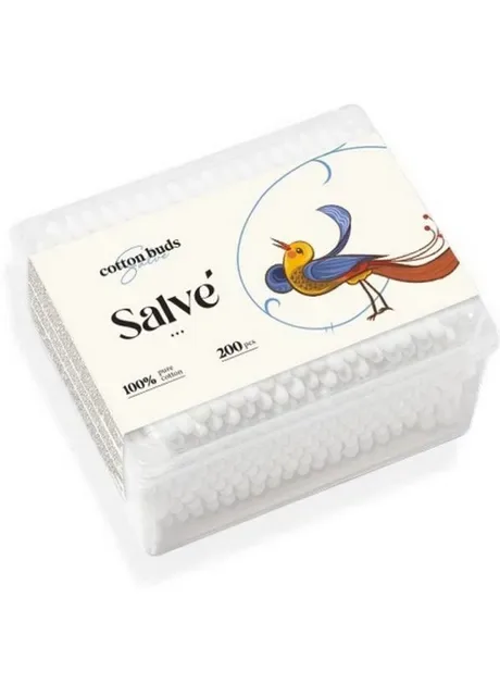 Ватні палички прямокутні 200 шт (5853954200607) Salve (411268802)