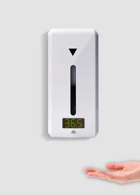 Дозатор сенсорний для антисептика з вбудованим термометром 1L KW268A (KW268A-1) No Brand (347590430)