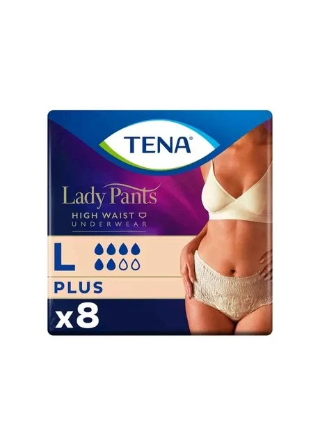 Підгузки-трусики для дорослих Lady Pants Plus р.L 8шт Crème ТМ Tena (342759617)