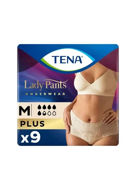 Підгузки для дорослих Plus р.M 9шт Lady Pants Crème ТМ Tena (303631422)