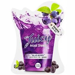 Тканинна маска "Джусі Маск" з соком лохини Holika Holika Blueberry Juicy Mask
