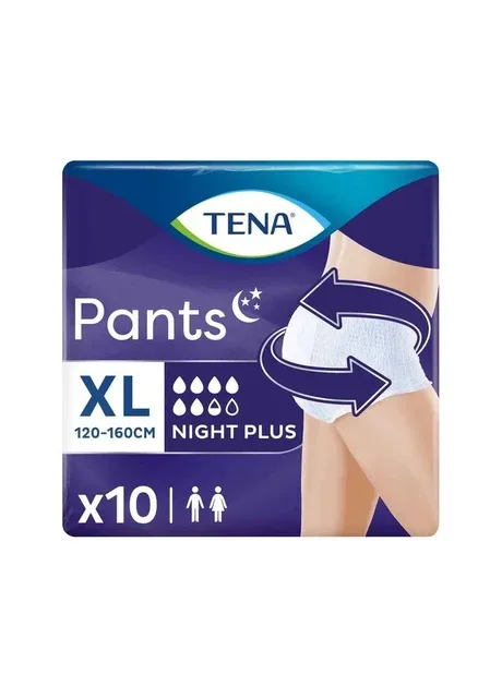 Підгузки-трусики для дорослих Plus р. 10шт Pants Night Extra Tena (363327998)