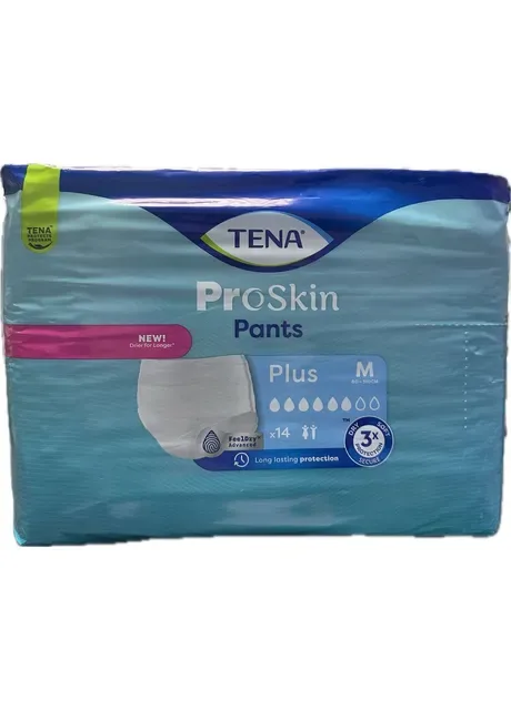 Трусики для дорослих pro skin pants розмір M plus 6 крапель 14 шт Tena (370144094)