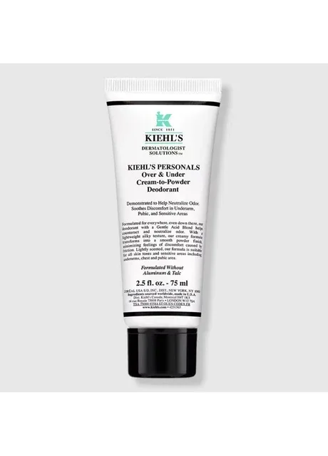 Крем-дезодорант для тіла та інтимних зон Personals Over & Under 75 мл Kiehl's (389124028)