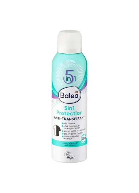 Жіночий дезодорант-антиперспірант 5 in1 Protection 200 мл Balea (363053105)