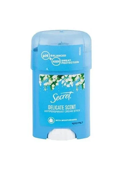 Кремовий антиперспірант "Delicate Scent", 40 мл Secret (381372667)