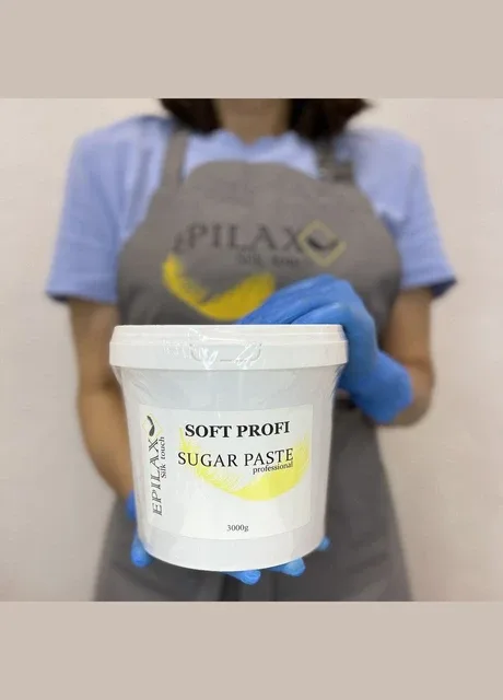 Цукрова паста для шугарингу TM лінійка Classic щільність Soft Profi (м'яка) 3000 г Epilax (345707259)