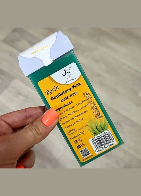 Віск для депіляції в касеті Алое 100 мл Konsung Beauty (376991376)