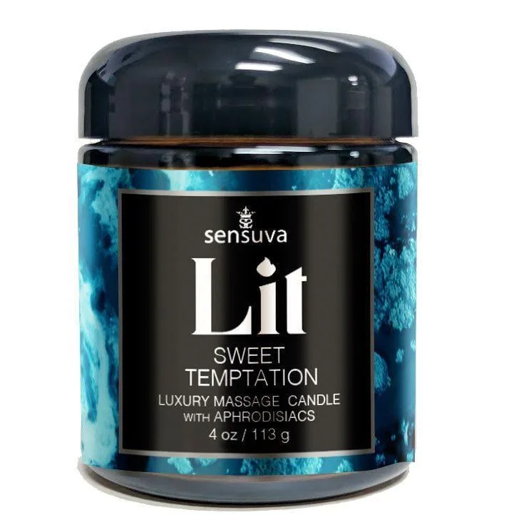 Масажна свічка Sensuva Lit Sweet Temptation Massage Candle 113 г