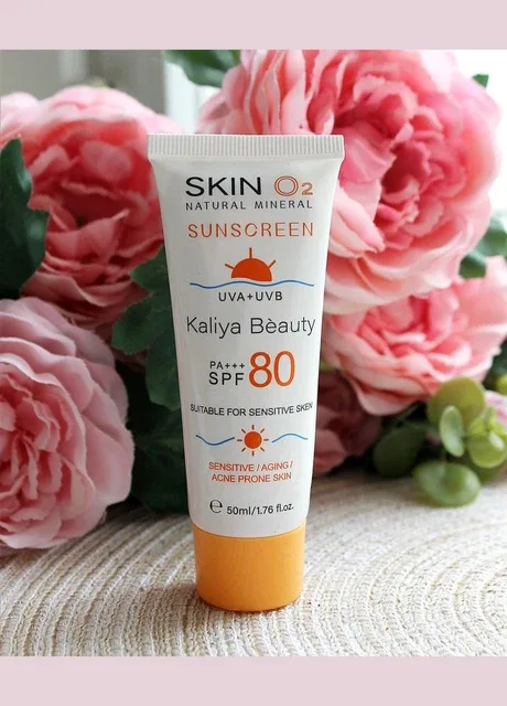 No Brand Сонцезахисний крем для обличчя SPF 80 PA+++ Kaliya Beauty, 50ml — Крем, (337169258)