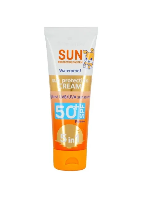 Сонцезахисний крем SUN Protection System Waterproof 5 в 1 SPF 50+, 75 мл Belle Jardin (337510840)