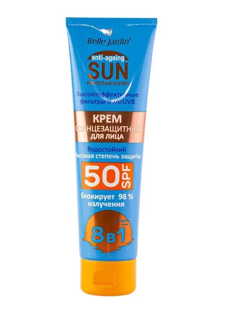 Belle Jardin Сонцезахисний крем для обличчя SPF - 50, — Крем, (296214518)