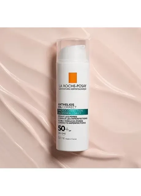 Сонцезахисний коригувальний гель крем Anthelios Oil Correct SPF 50+ 50 мл La Roche-Posay (408018317)