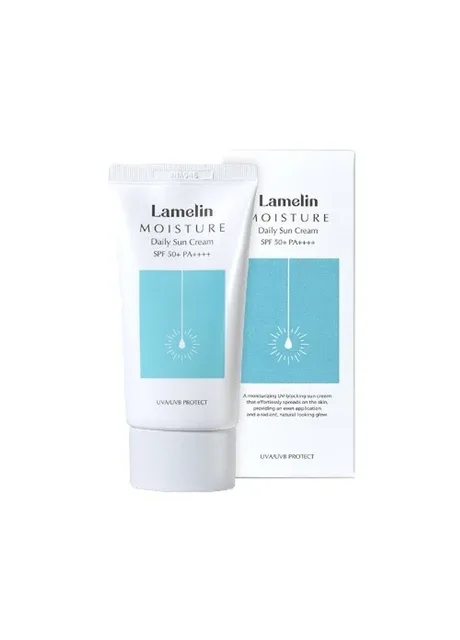 Lamelin Сонцезахисний крем для обличчя Moisture Daily Sun Cream 50ml — Крем, Південна Корея (341678025)