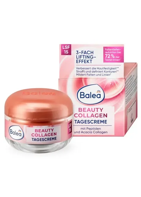 Balea Денний антивіковий крем Gesichtscreme Beauty Collagen з колагеном SPF 15 50 мл — Крем, Німеччина (368293783)