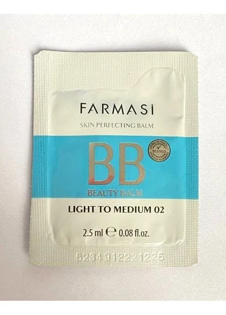 Пробник саше тестер тонального бб крему bb cream spf15 Light to medium 02 2,5 мл Farmasi (349445434)