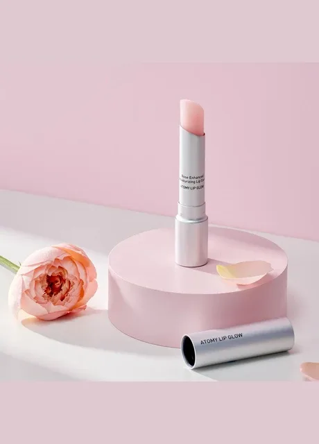 Бальзам -Блиск для губ з рожевим відтінком .SPF 15. Lip Glow. Корея. Atomy (303632563)
