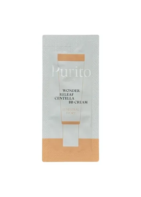ББ крем з екстрактом центели Seoul Wonder Releaf Centella BB Cream SPF30 PA+++ 1 ml №13 Neutral Ivory PURITO (358500078)