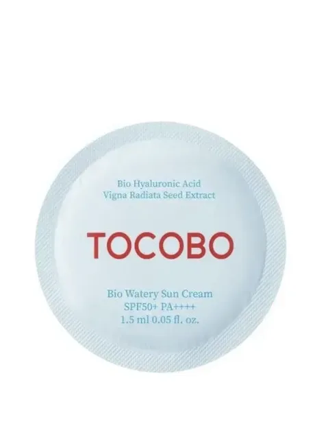 TOCOBO Сонцезахисний крем для обличчя Bio Watery Sun Cream SPF50+ PA++++ 1,5 ml (пробник) — Крем, Південна Корея (358499568)