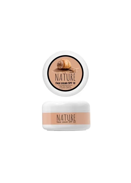 BIOTON COSMETICS Крем для обличчя багатофункціональний з муцином равлика SPF 10 NATURE, 100 мл, баночка — Крем, Україна (367726443)