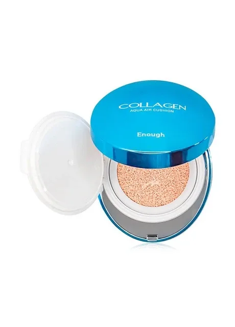 ENOUGH Тональний кушон Колаген Collagen Aqua Air Cushion SPF50+ PA+++ (13) 15 г — Крем, Південна Корея (289134679)