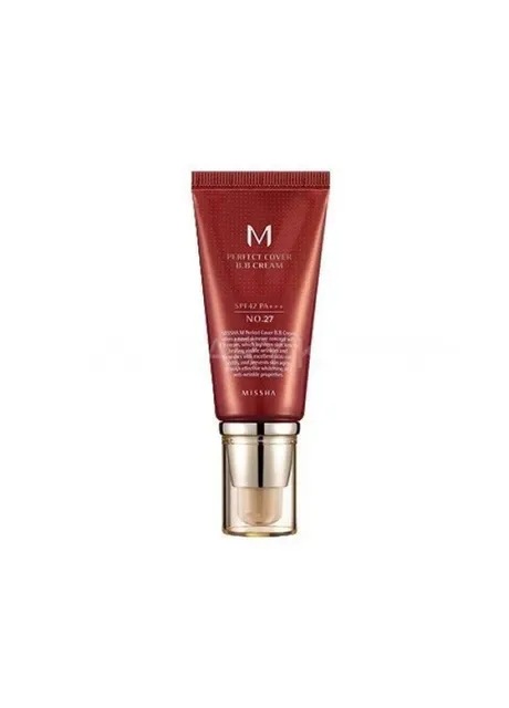 ББ-крем M Perfect Cover BB Cream SPF42/PA+++ 50 ml №27 Honey Beige (медовий беж) MISSHA (358500054)