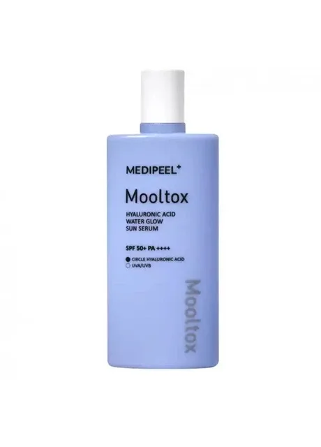 Medi-Peel До 19.11.2026 Сонцезахисна сироватка для обличчя Hyaluronic Acid Mooltox Water Glow Sun Serum SPF 50+ PA++++ 52ml — Крем, Південна Корея (375210145)