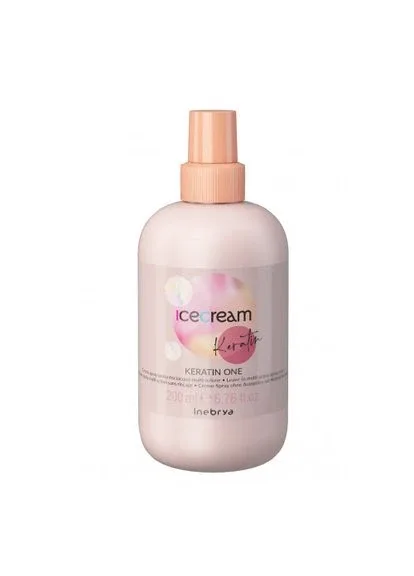 Багатофункціональний спрей із кератином 15 в 1 Keratin One Multi-action 200 мл Inebrya (324624628)