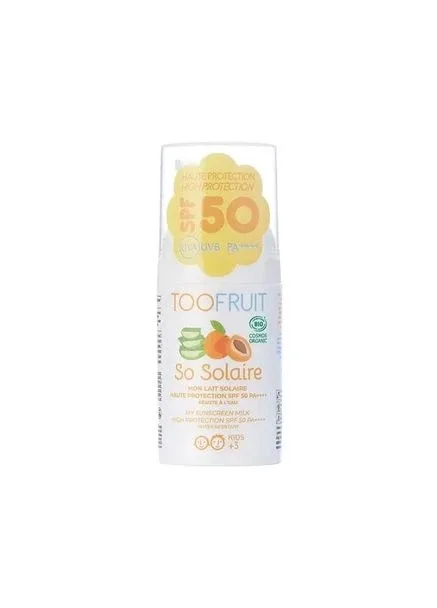 Сонцезахисне молочко-флюїд SPF50 "Абрикос-Алое вера", PF047 30 мл Toofruit (387350854)