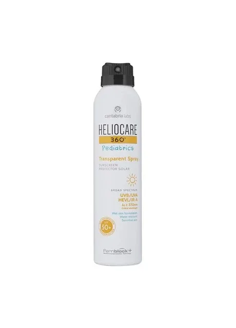 Дитячий сонцезахисний спрей для тіла SPF 50+ HELIOCARE 360º Pediatrics CANTABRIA, 200 мл Cantabria Labs (385956943)